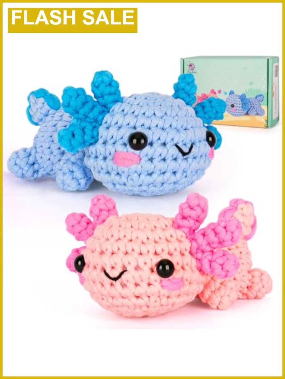Crochet Kit for Beginners All-in-One Starter Set with Video Tutorials DIY